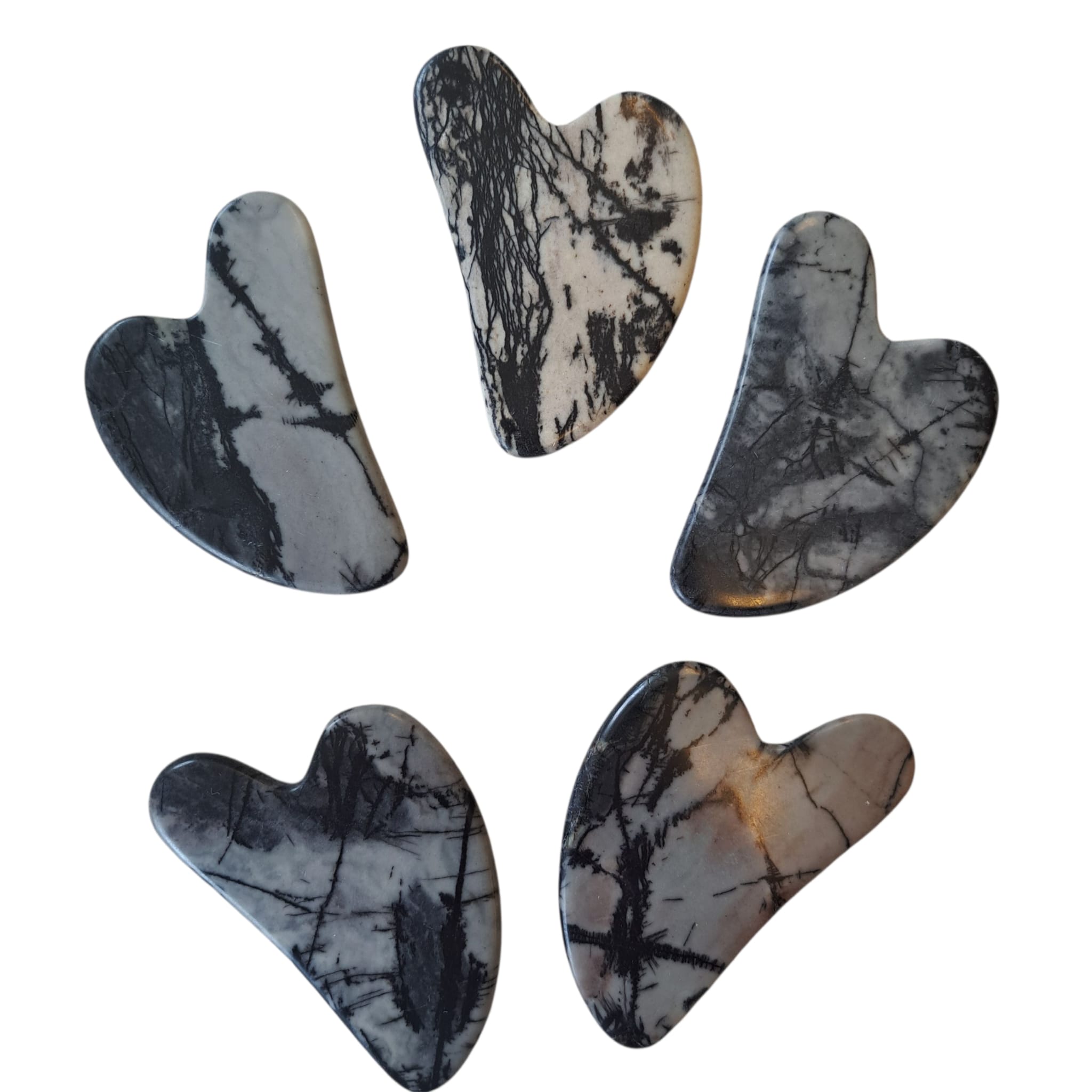 Heart Shaped Gua Sha  Massager, Picasso Stone
