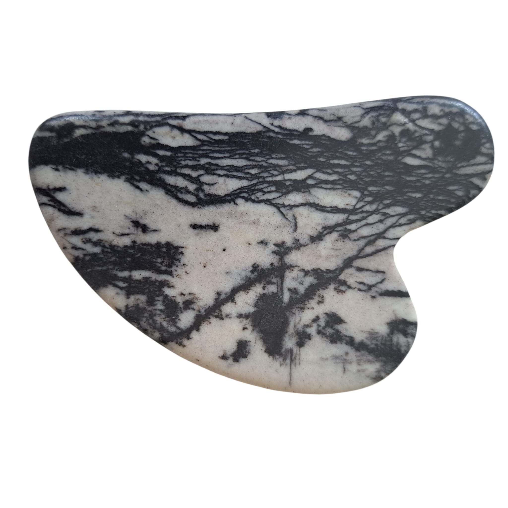 Heart Shaped Gua Sha  Massager, Picasso Stone - 4