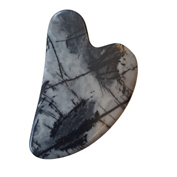 Heart Shaped Gua Sha  Massager, Picasso Stone