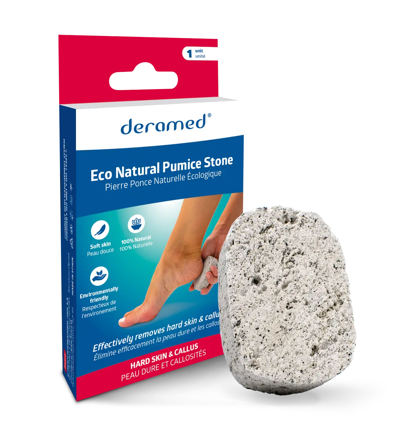 Deramed - Pimpsten i naturligt material - 2