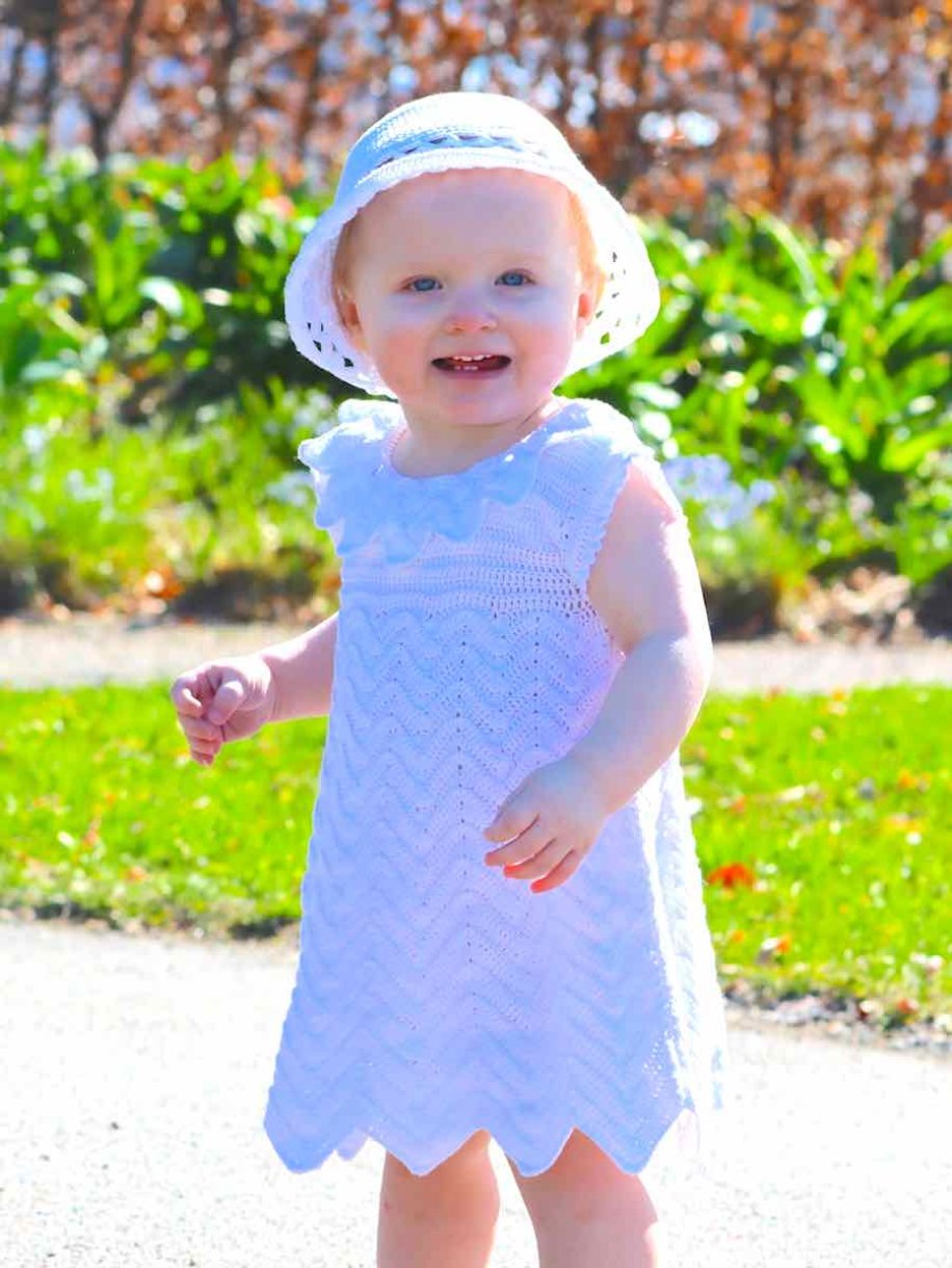 Chrochet dress and hat | Bianca 