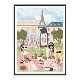 Sweet Moments in Paris Art Print