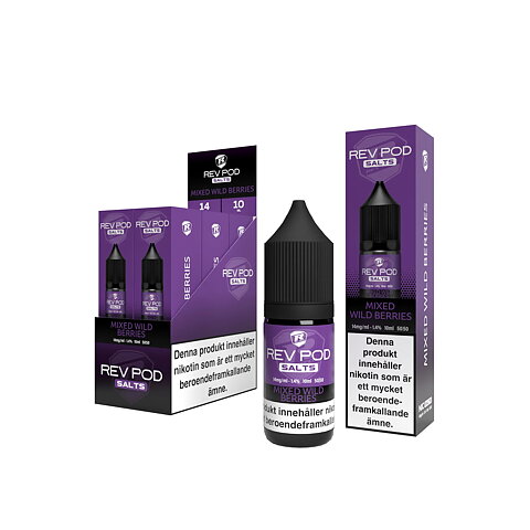 REV POD Salt Mixed Wild Berries 50/50 14 mg