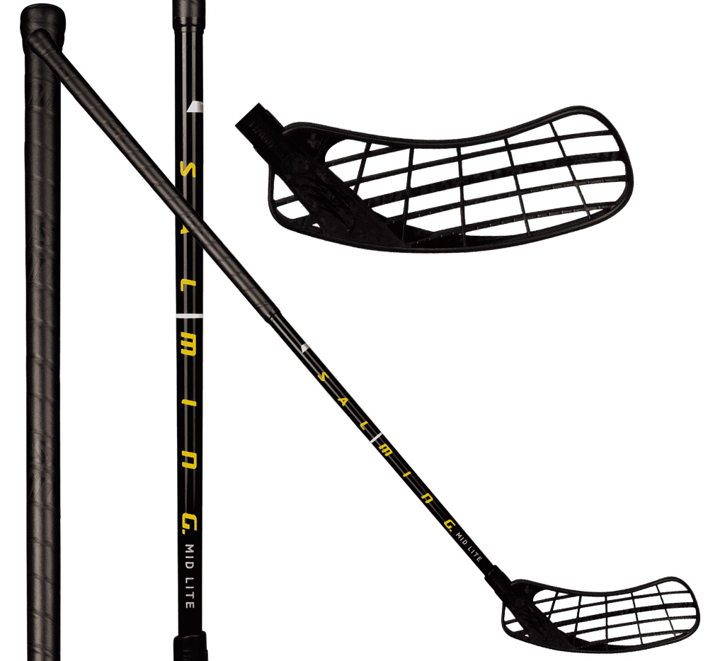 SALMING Mid Lite 35 JR black/yellow
