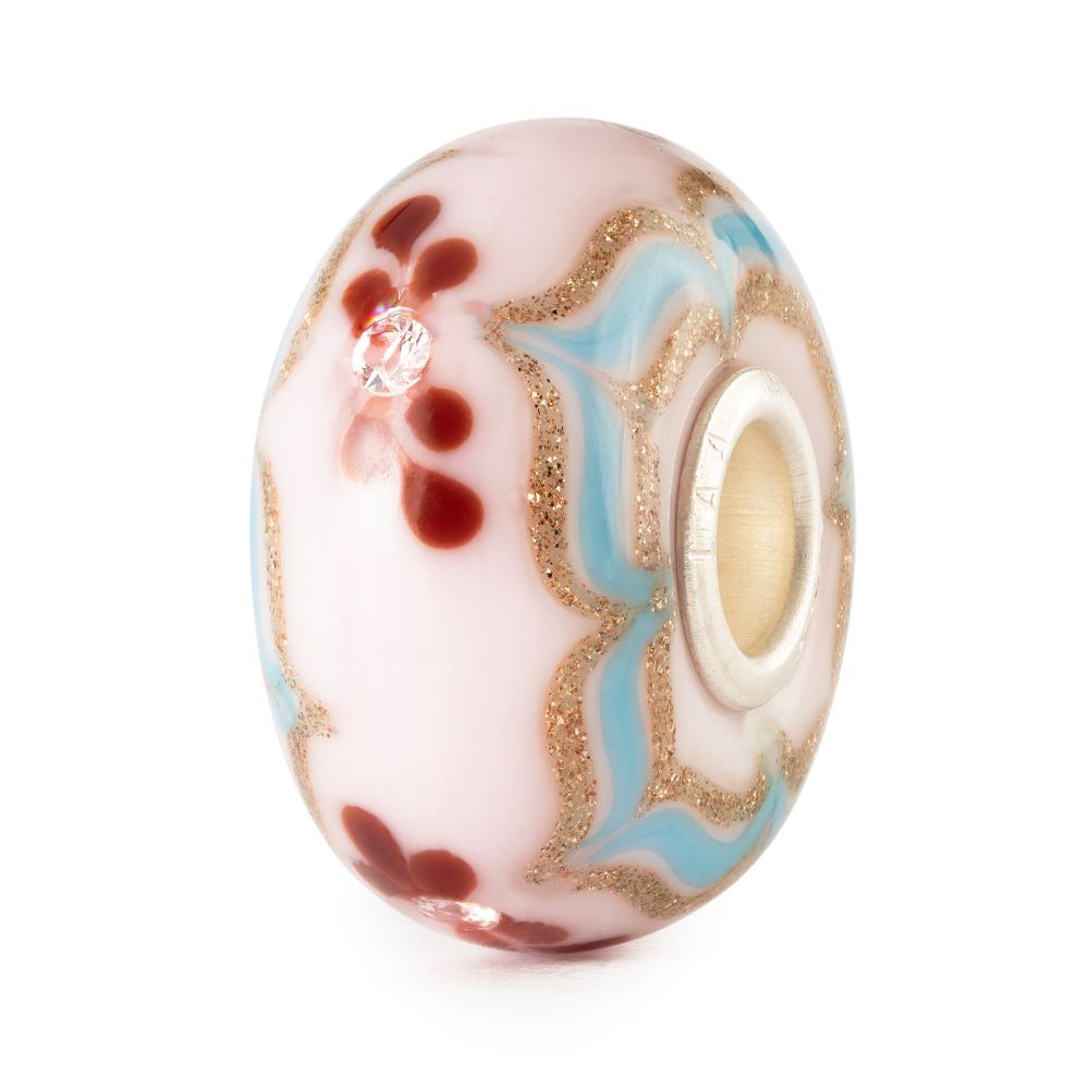 Trollbeads Petal Lace Glow glaskula
