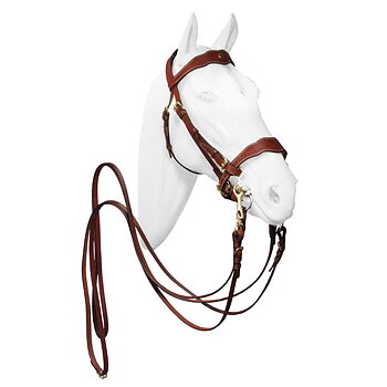 Marjoman Working Bridle inkl. dubbla tyglar