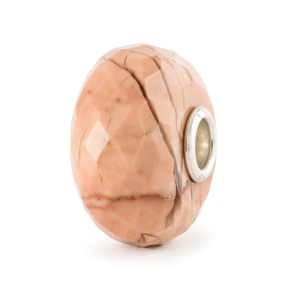 Trollbeads Fossilised Shell facetterad stenkula