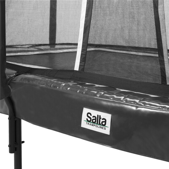 Salta First Class Ø427 cm inkl. skyddsnät Svart omlott ingång, Stege Salta - INKL FRAKT! - 4