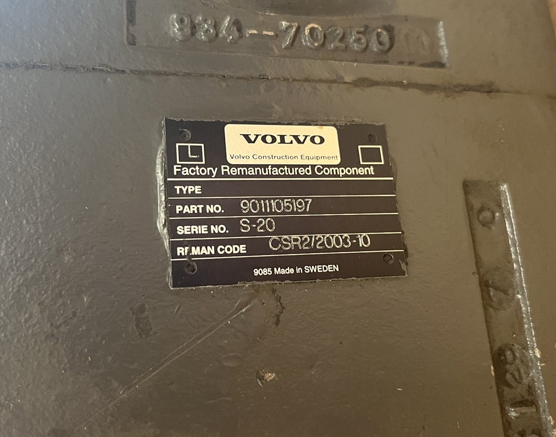 Hydraulic pump 11105197 - 4