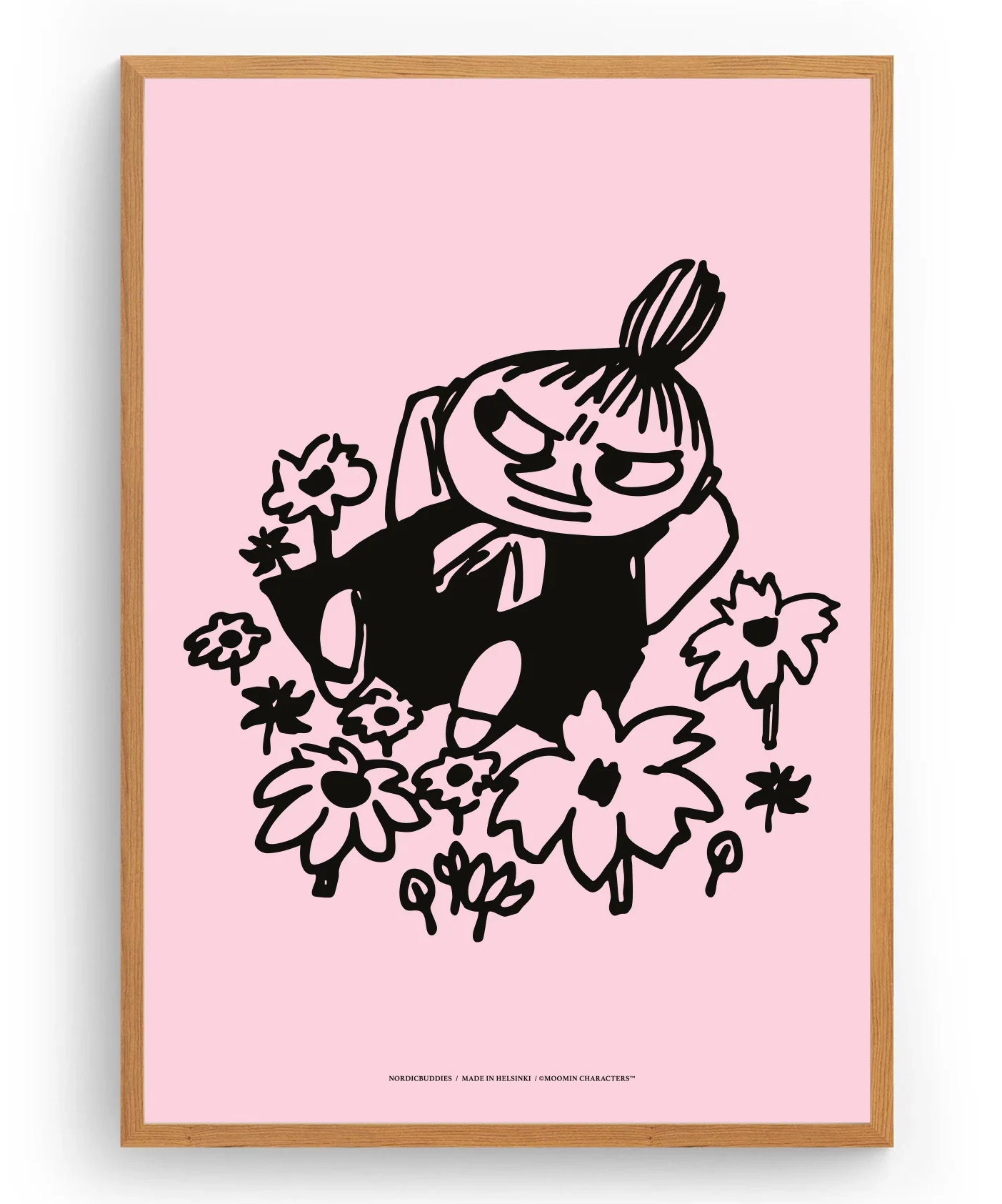 Mumin Affisch 30x40 cm - Lilla My Rosa