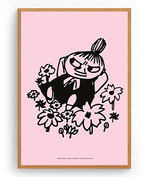 Mumin Affisch 30x40 cm - Lilla My Rosa
