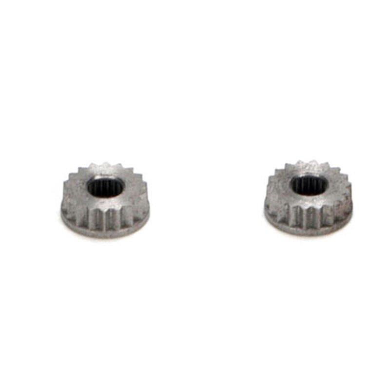 LOSI Metal Servo Arm Insert, 25 Spline, Futaba (2): 8X, 8XE