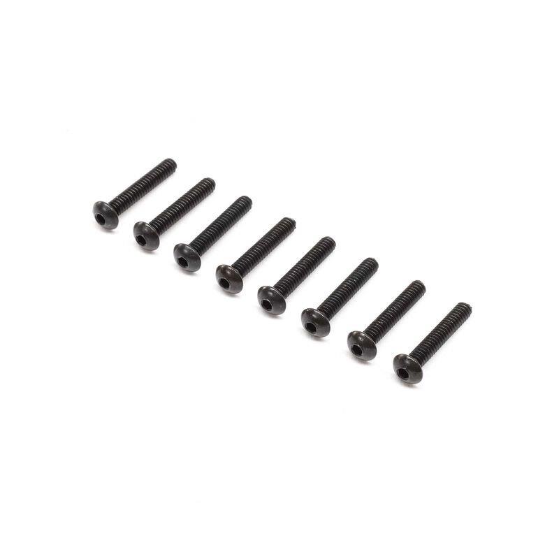 LOSI Button Head Cap Screws, 2-56 x 1/2in (8)