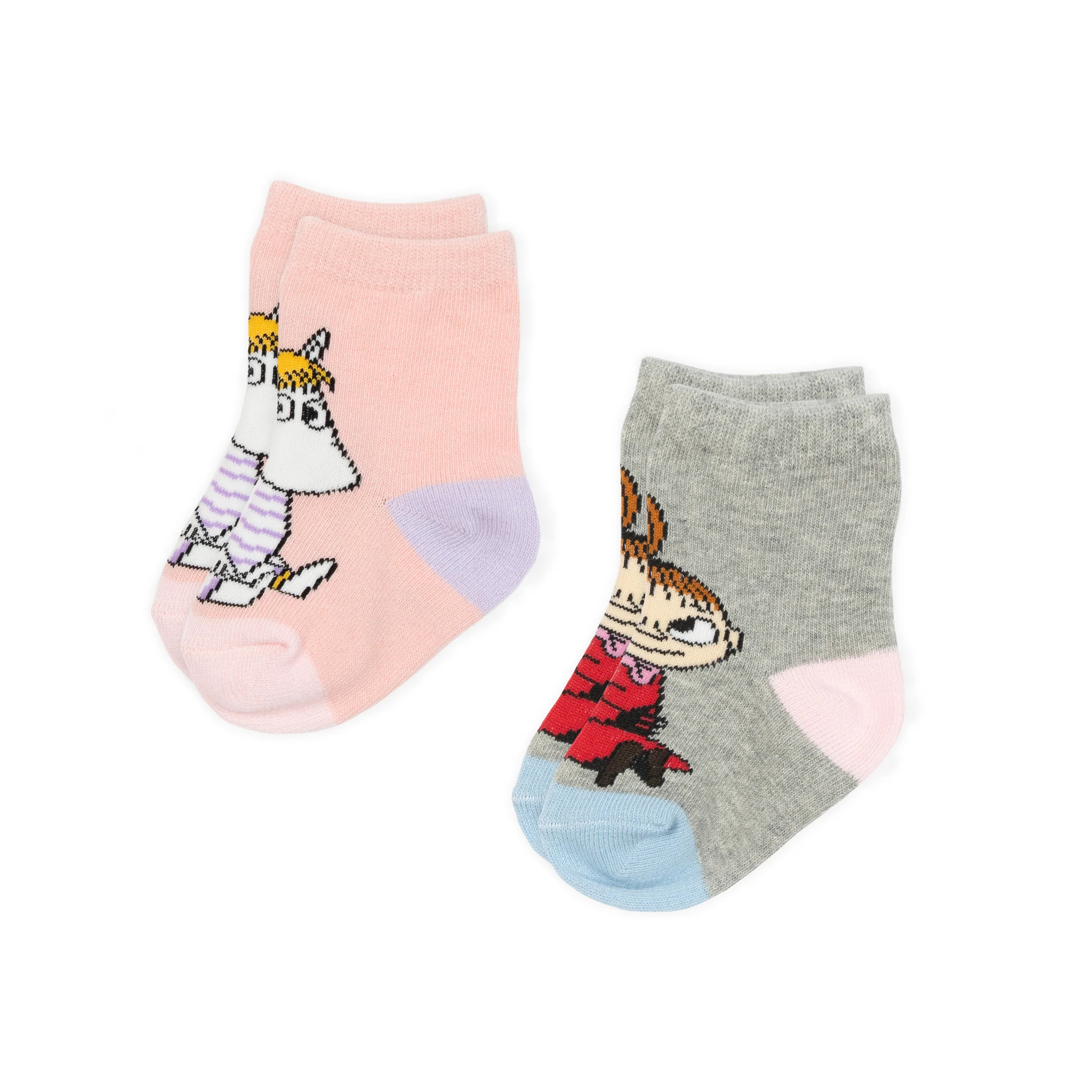 Moomin Baby Socks 2 Pair - Snorkmaiden & Little My
