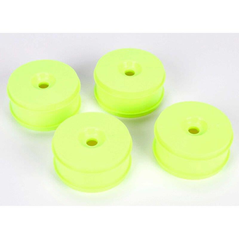 TLR 1/8 Front/Rear Buggy 3.3 Wheels, 17mm Hex, Yellow (4): 8IGHT 3.0