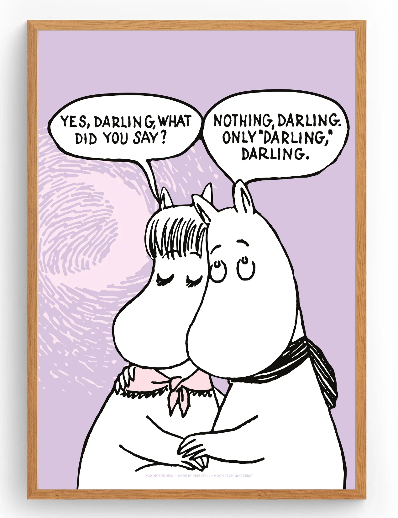 Mumin Affisch 30x40 cm - Kärlek
