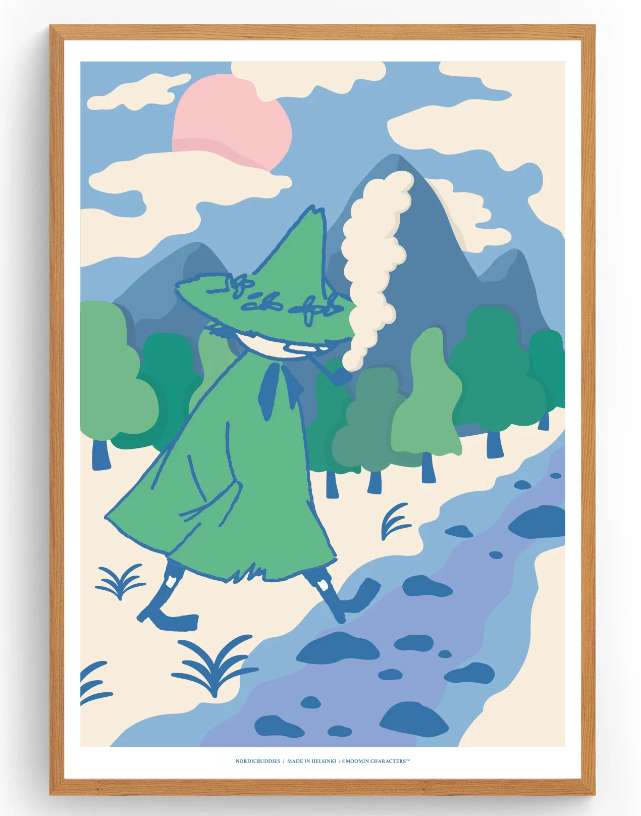 Mumin Affisch 30x40 cm - Snusmumriken