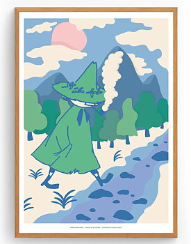 Mumin Affisch 30x40 cm - Snusmumriken