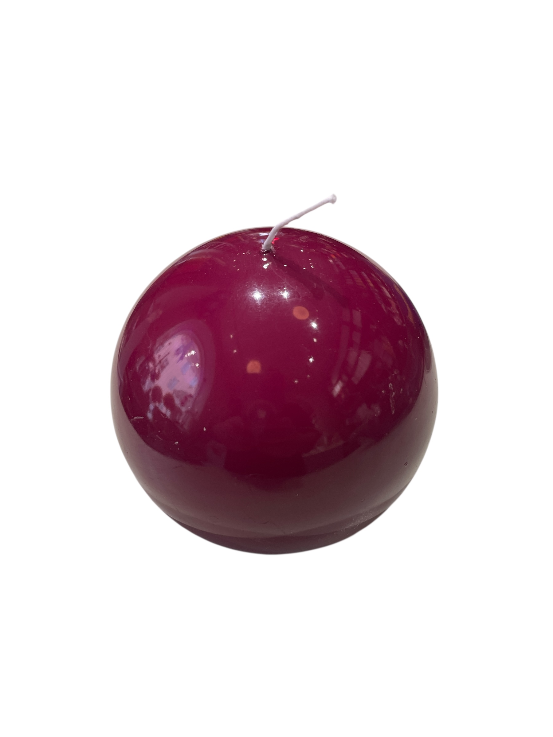 Ball light burgundy 10cm Lacquer