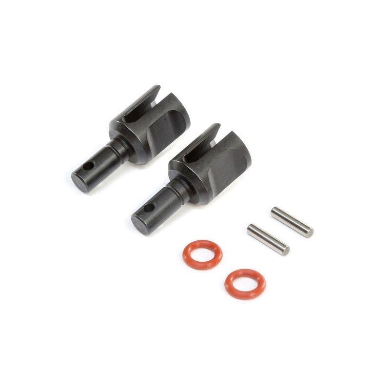 TLR Front HD Lightened Outdrive Set (2): 8X, 8XE