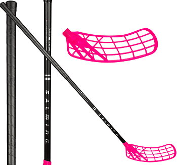 SALMING Q-Series Carbon Pro 2.0 RD Trident 27 Oval black/silver