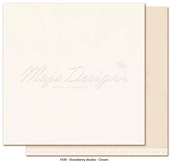 MD  Strawberry thief  1439 12x12 -Mono  Cream