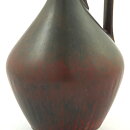 Carl-Harry Stålhane (CAC 1950s) Brown Vase with Handle 18 cm