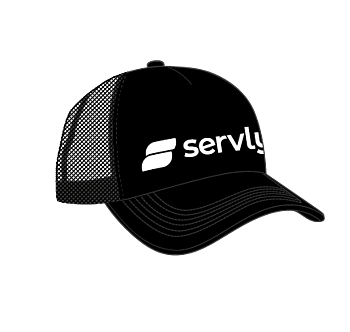 Keps Trucker med vit logo 