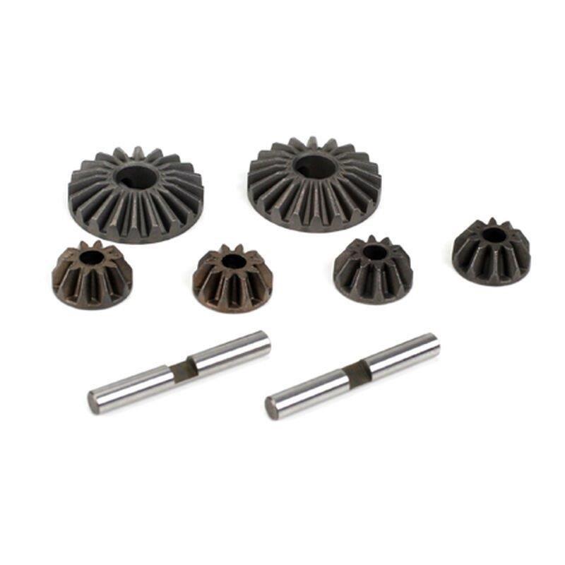 LOSI Differential Gear & Shaft Set: 8B, 8T, 8X, 8XE
