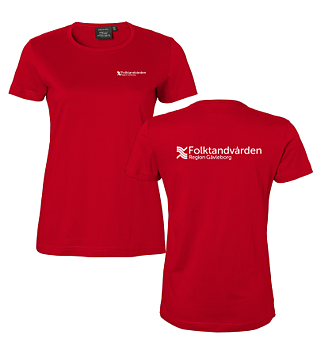 T-shirt, röd