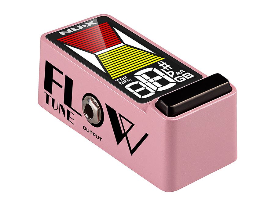 NUX Mini Core Series tuner pedal FLOW TUNE PINK MkII - 3