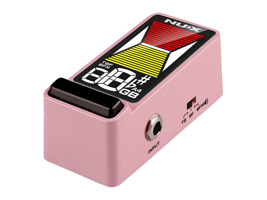 NUX Mini Core Series tuner pedal FLOW TUNE PINK MkII - 9