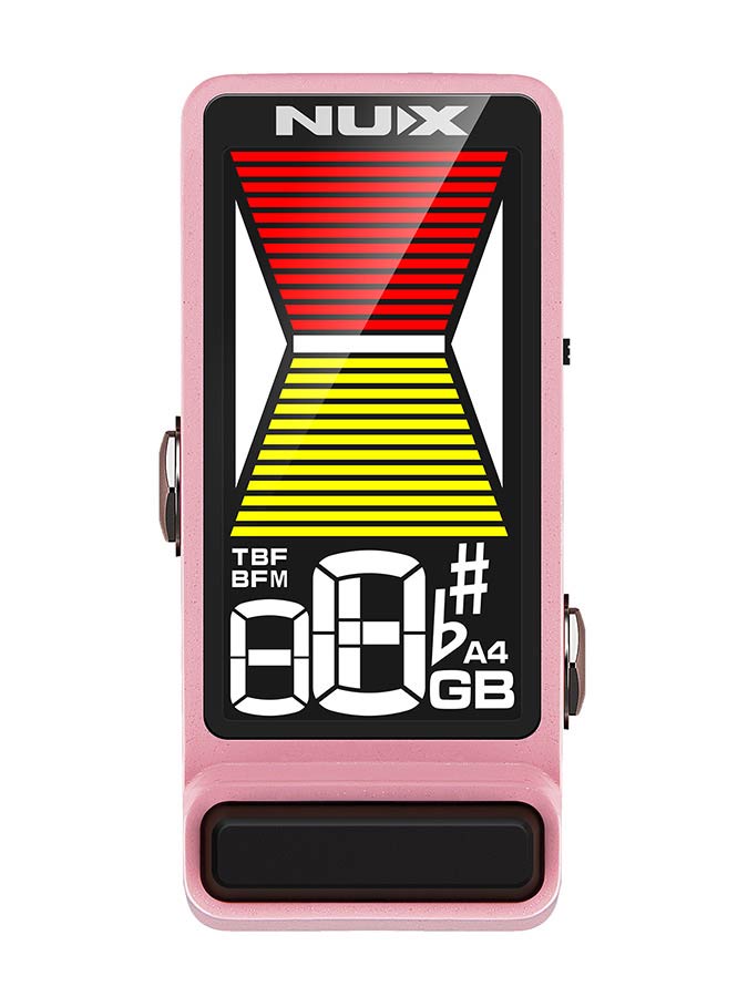 NUX Mini Core Series tuner pedal FLOW TUNE PINK MkII
