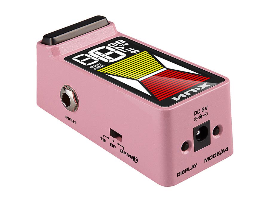 NUX Mini Core Series tuner pedal FLOW TUNE PINK MkII - 7