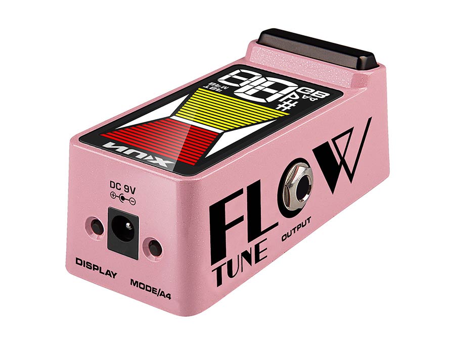 NUX Mini Core Series tuner pedal FLOW TUNE PINK MkII - 5