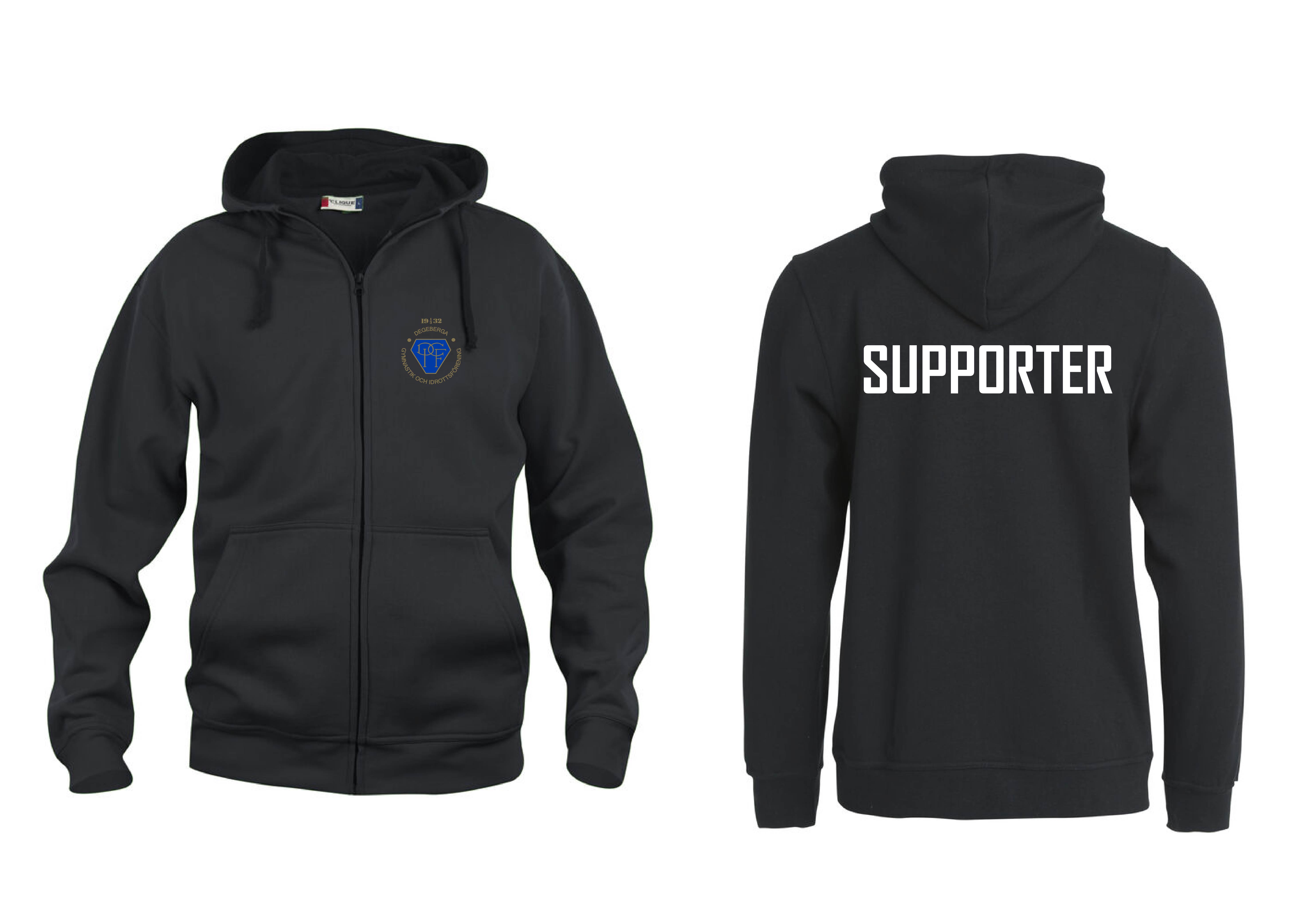 Degeberga GOIF Supporter Ziphoodie SR - 2
