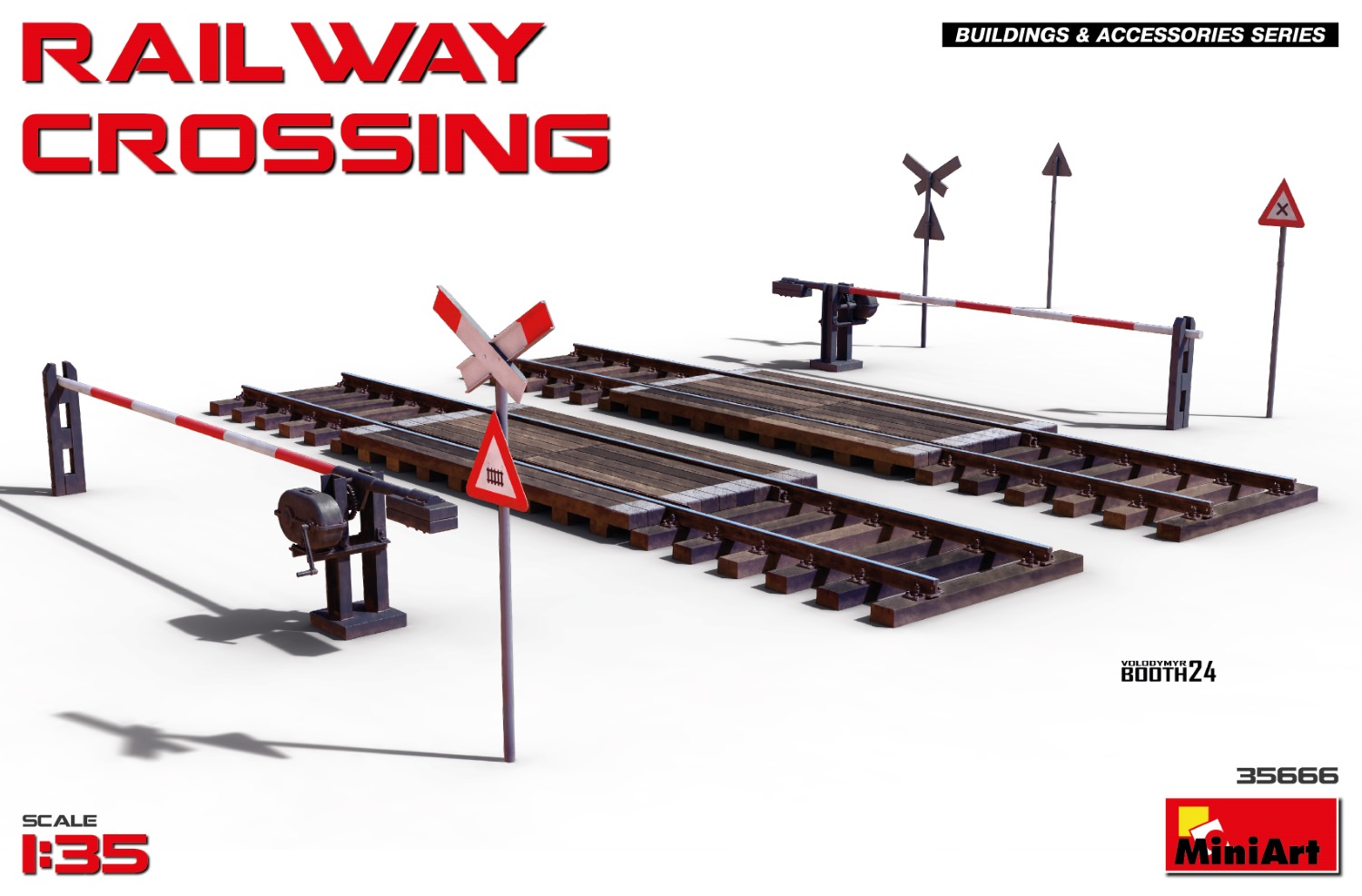 Railway Crossing 1/35
