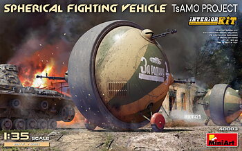 Spherical Armored Vehicle, TsAMO Project with Interior Kit 1/35