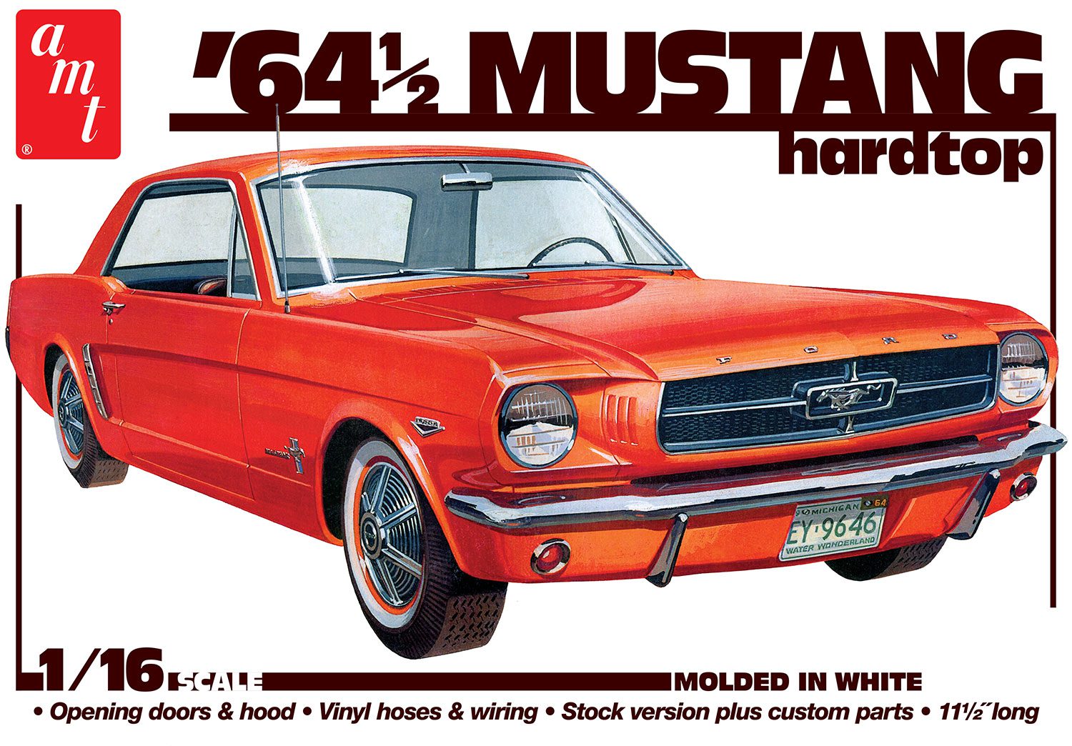 64.5' Ford Mustang Coupé 60-årsjubileum 1/16
