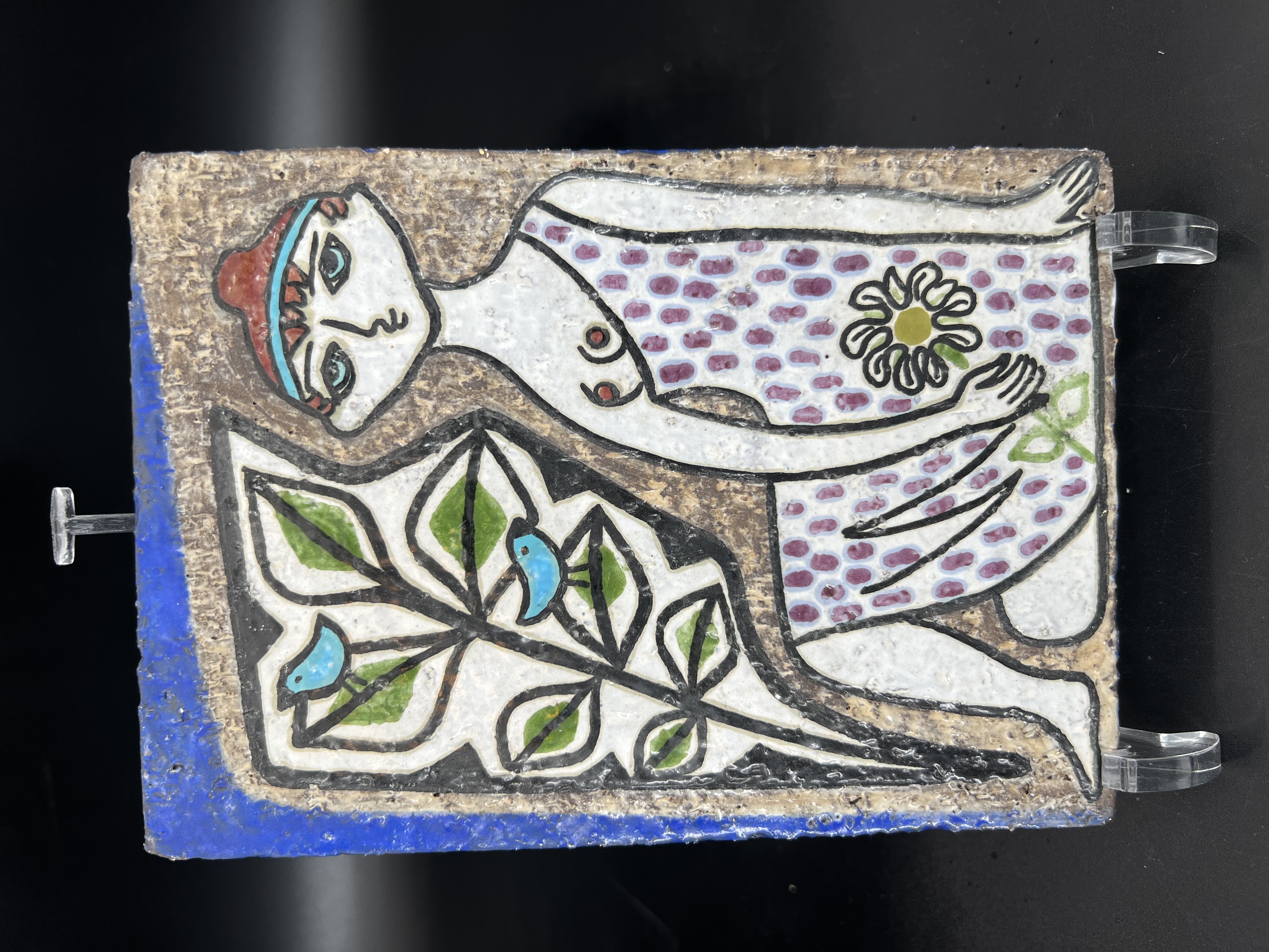 Upsala Ekeby UE Mari Simmulson , 4250, wall tile/relief