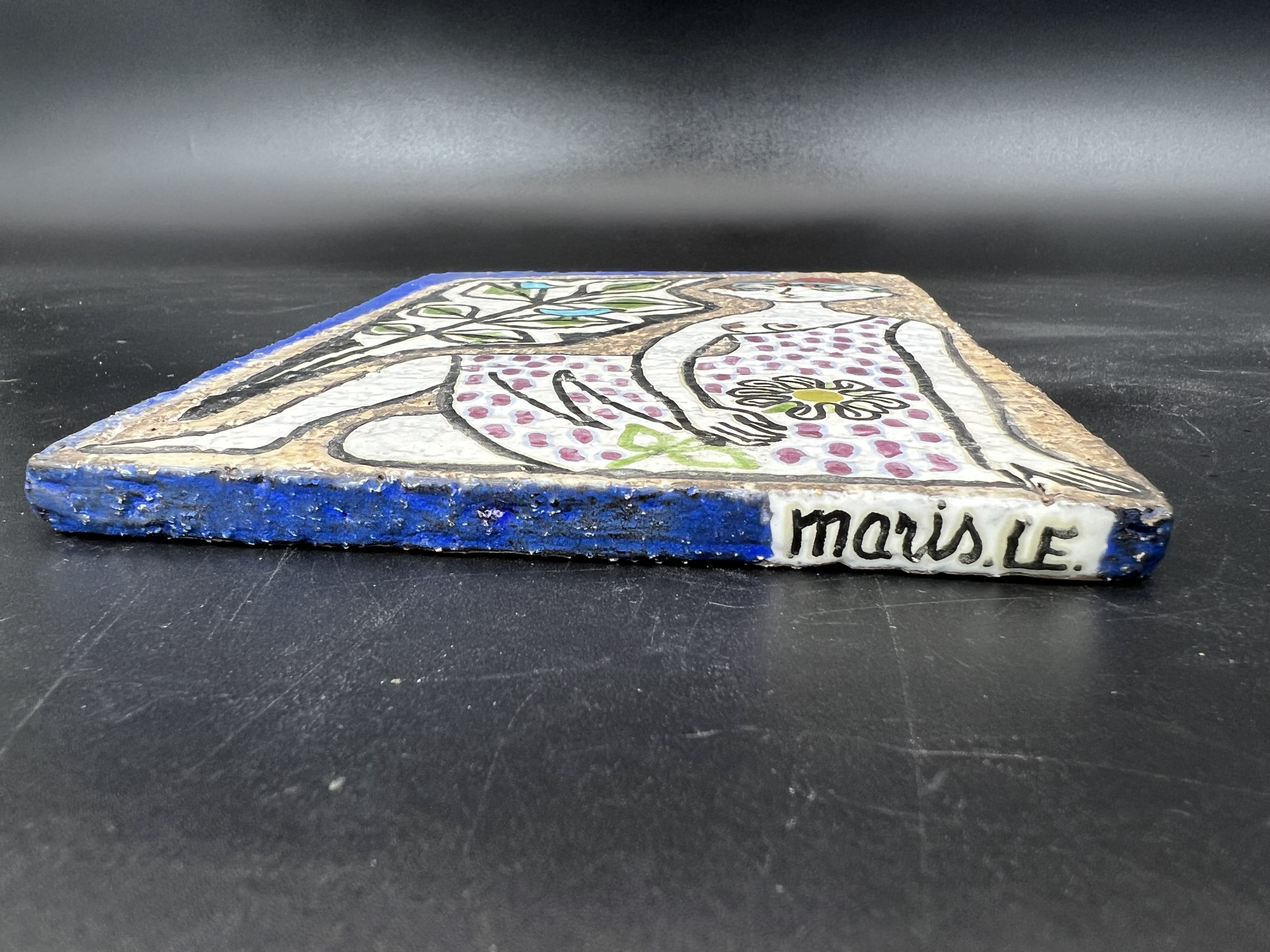 Upsala Ekeby UE Mari Simmulson , 4250, wall tile/relief - 4