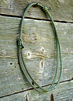 Halsring / cordeo Brockamp (styv), forest green