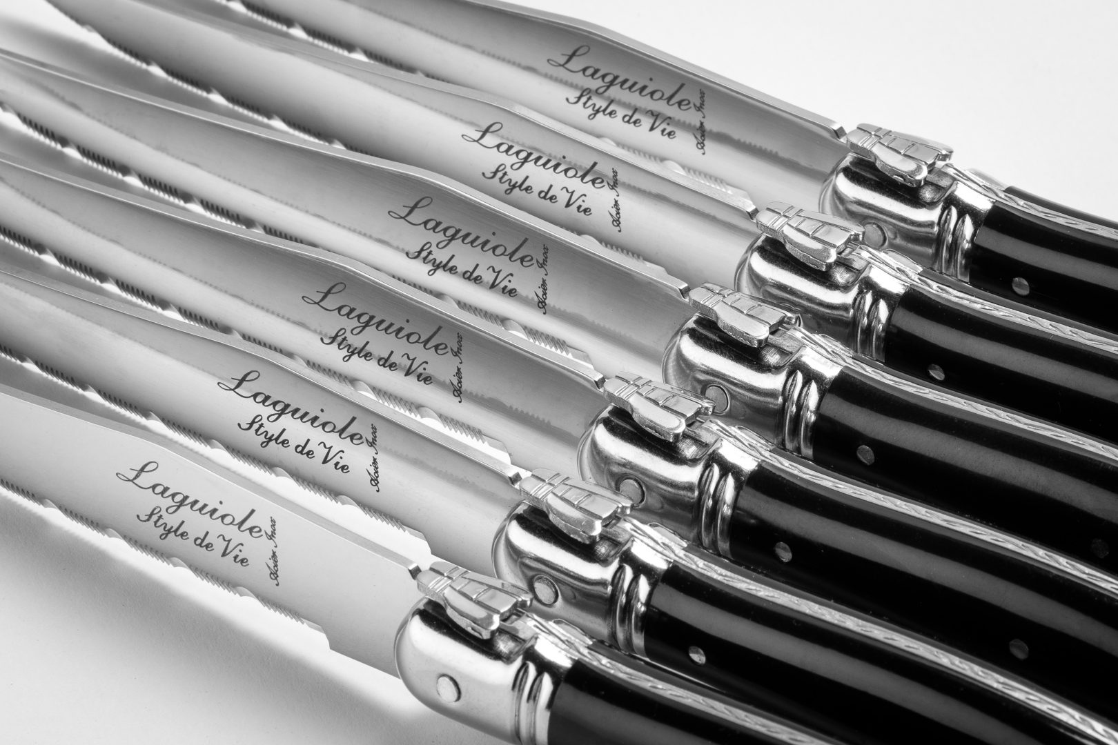 Barbecue knife set 6-set - Laguiole Black - 4