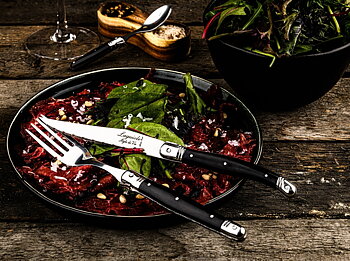 Set of 6 forks - Laguiole Black - 2