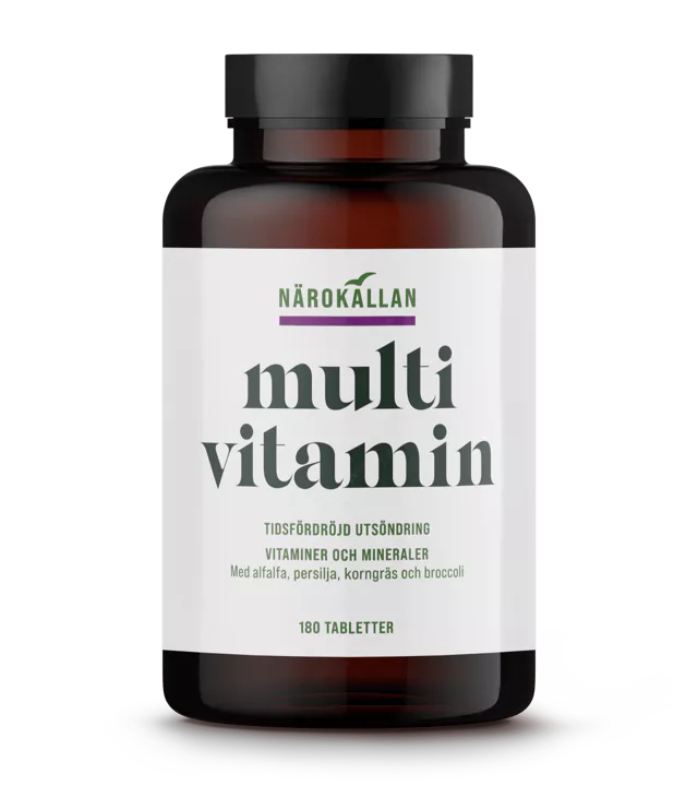 Närokällan Multivitamin Tidsfördröjd 180 Tabletter