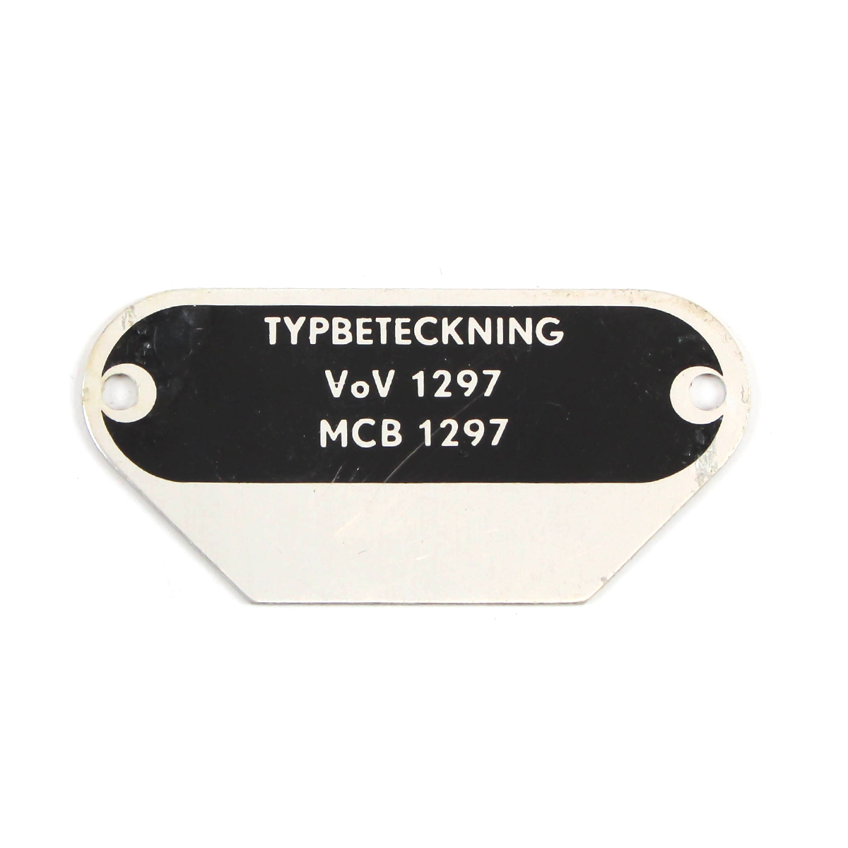 Typenschild TSV 1297 NOS