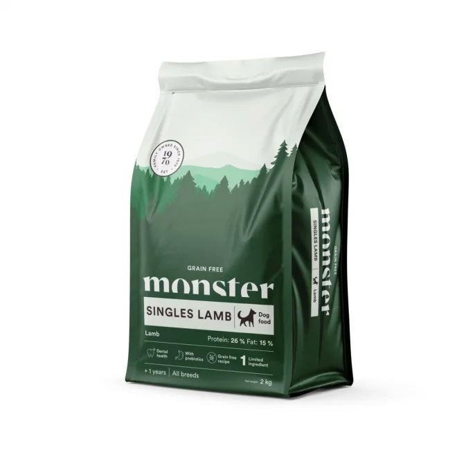 Monster Grain Free Singles Lamb 12 kg