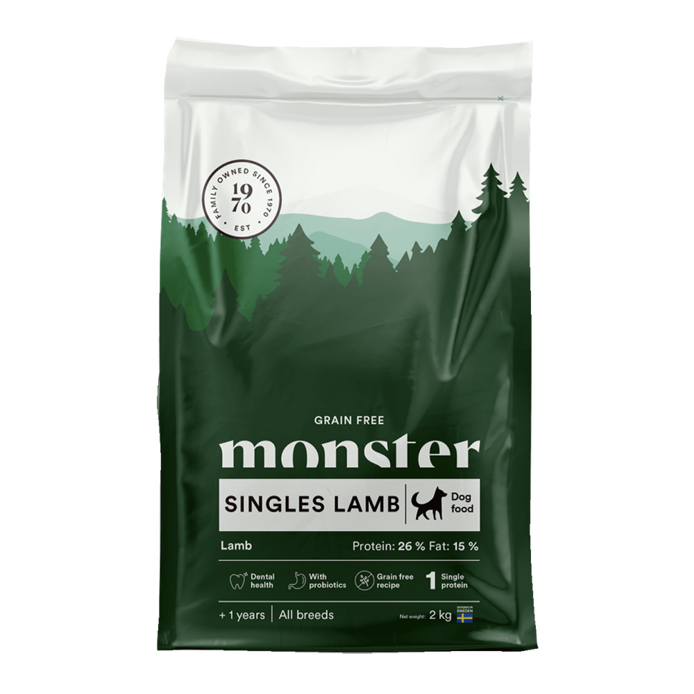 Monster Grain Free Singles Lamb 2 kg