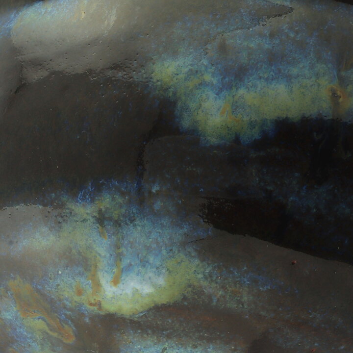 イサク・イサクソン  一点もの  黒色のボウル  茶碗  (11cm)  2000年代  #16