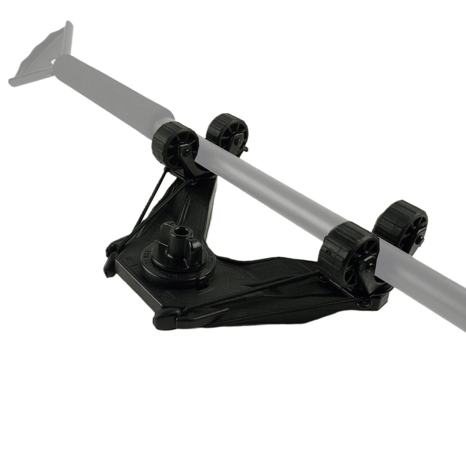 Yakattack - DoubleHeader with dual ParkNPole RotoGrips, Black - 5